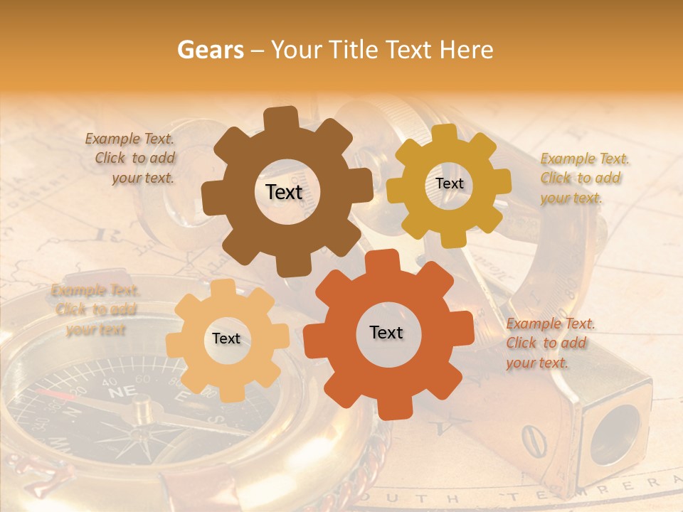 Old Navigation Devices PowerPoint Template