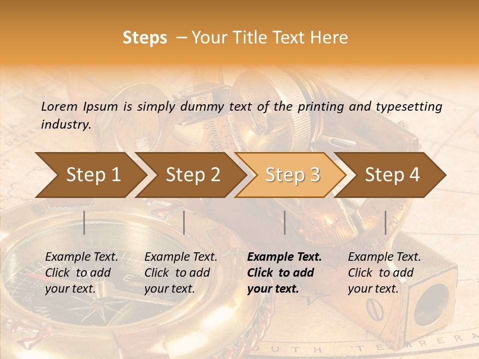 Old Navigation Devices PowerPoint Template