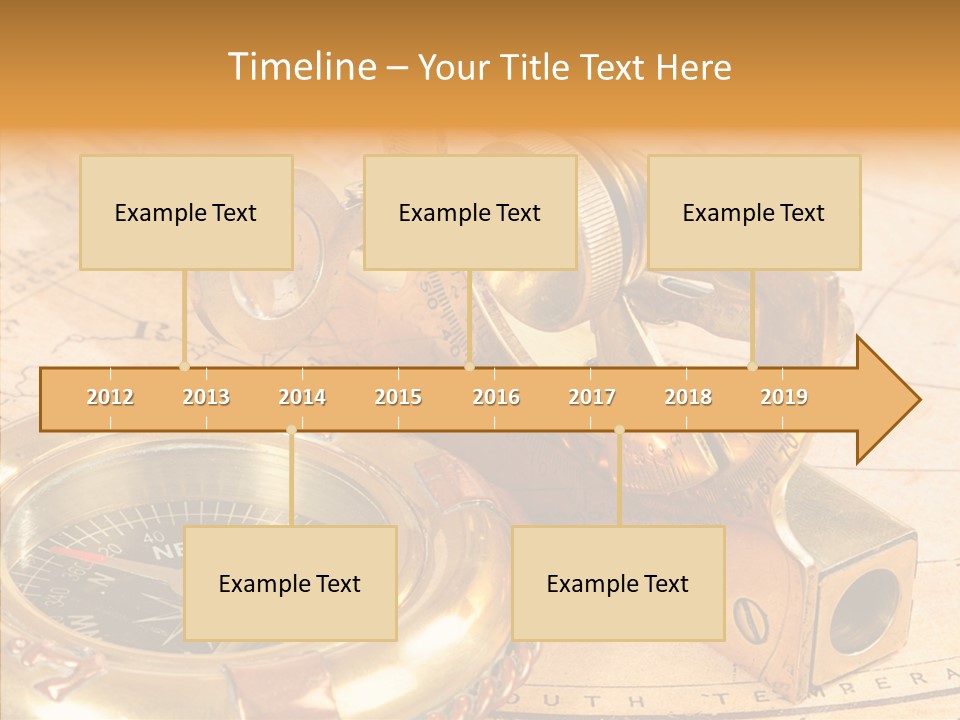 Old Navigation Devices PowerPoint Template