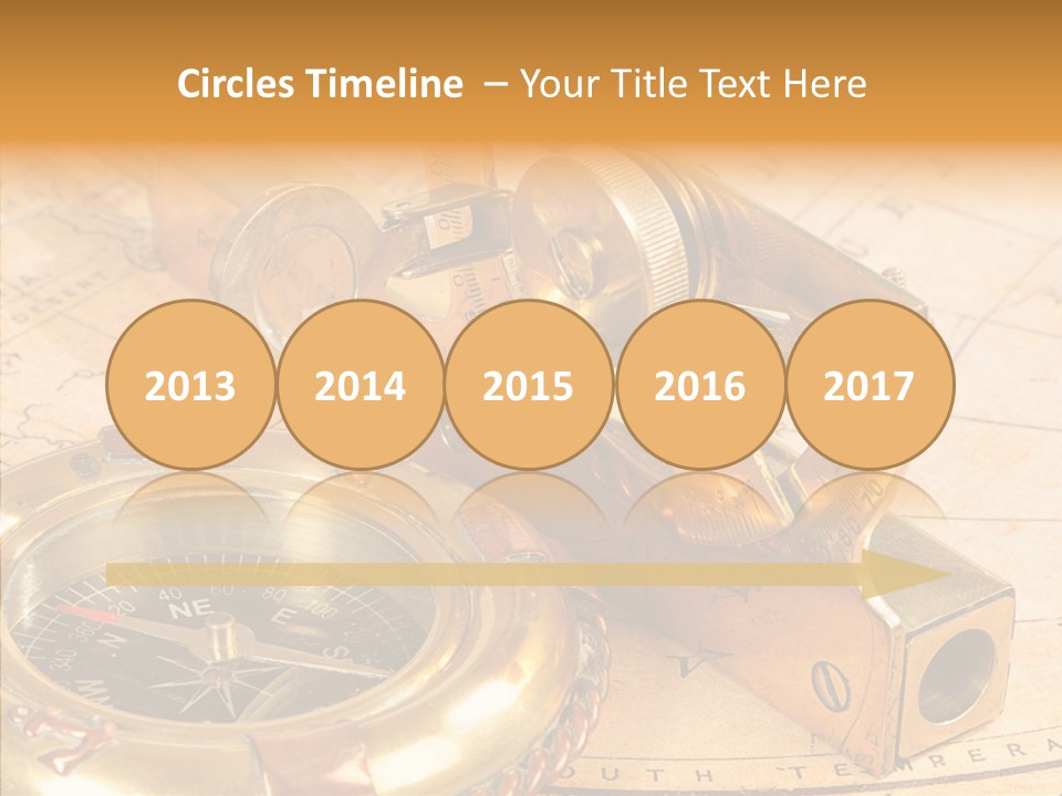 Old Navigation Devices PowerPoint Template