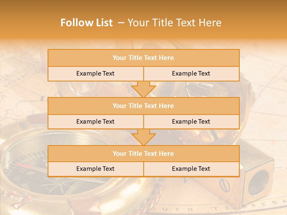 Old Navigation Devices PowerPoint Template