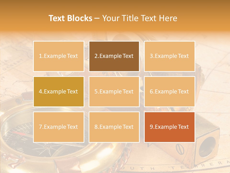 Old Navigation Devices PowerPoint Template