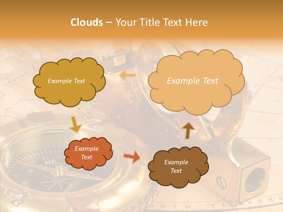 Old Navigation Devices PowerPoint Template