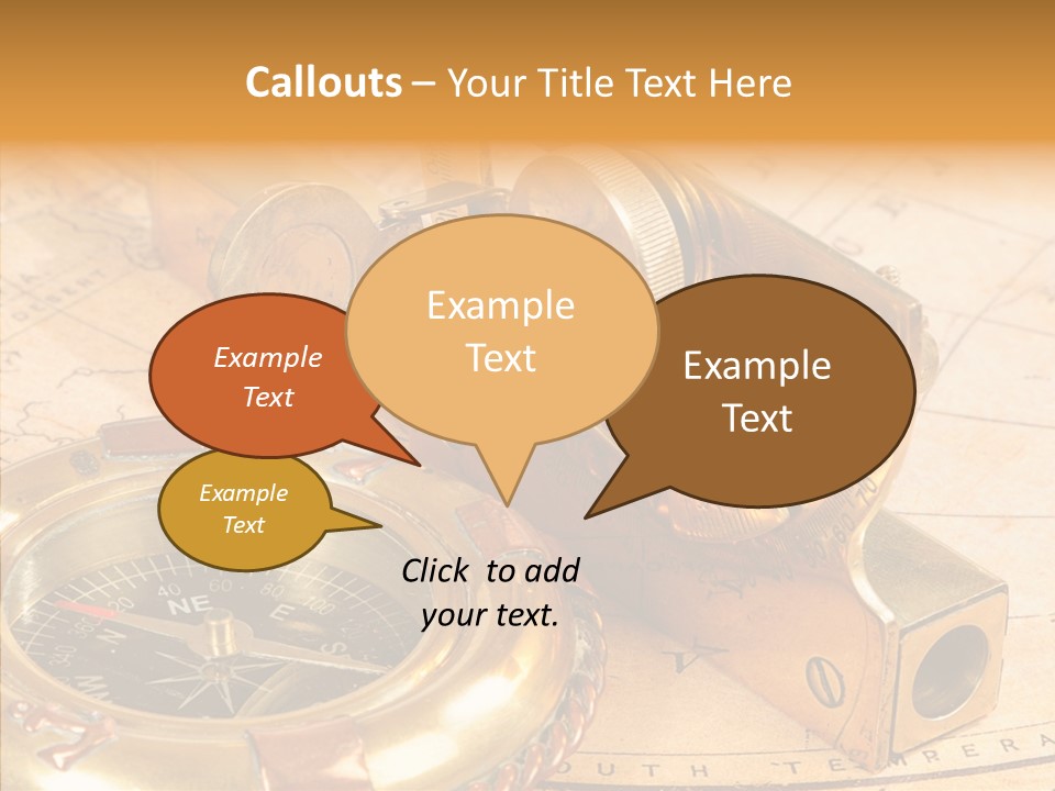 Old Navigation Devices PowerPoint Template