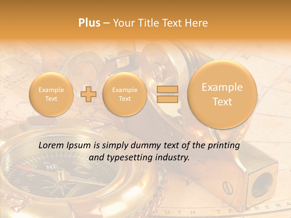Old Navigation Devices PowerPoint Template