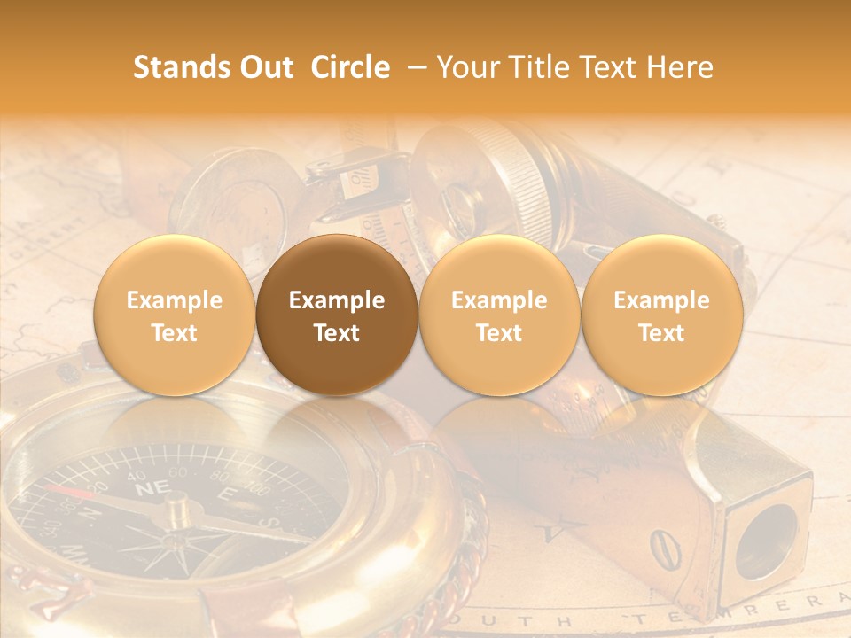 Old Navigation Devices PowerPoint Template