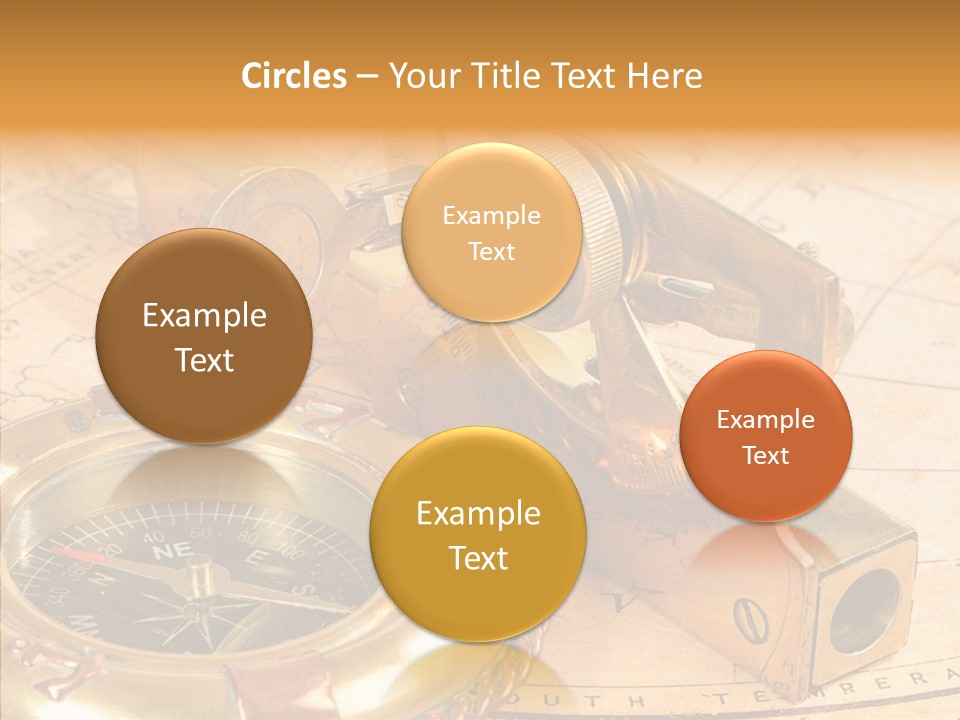 Old Navigation Devices PowerPoint Template