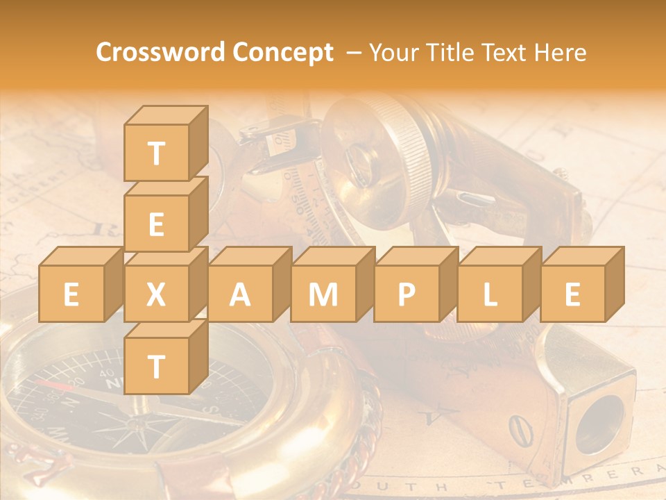 Old Navigation Devices PowerPoint Template