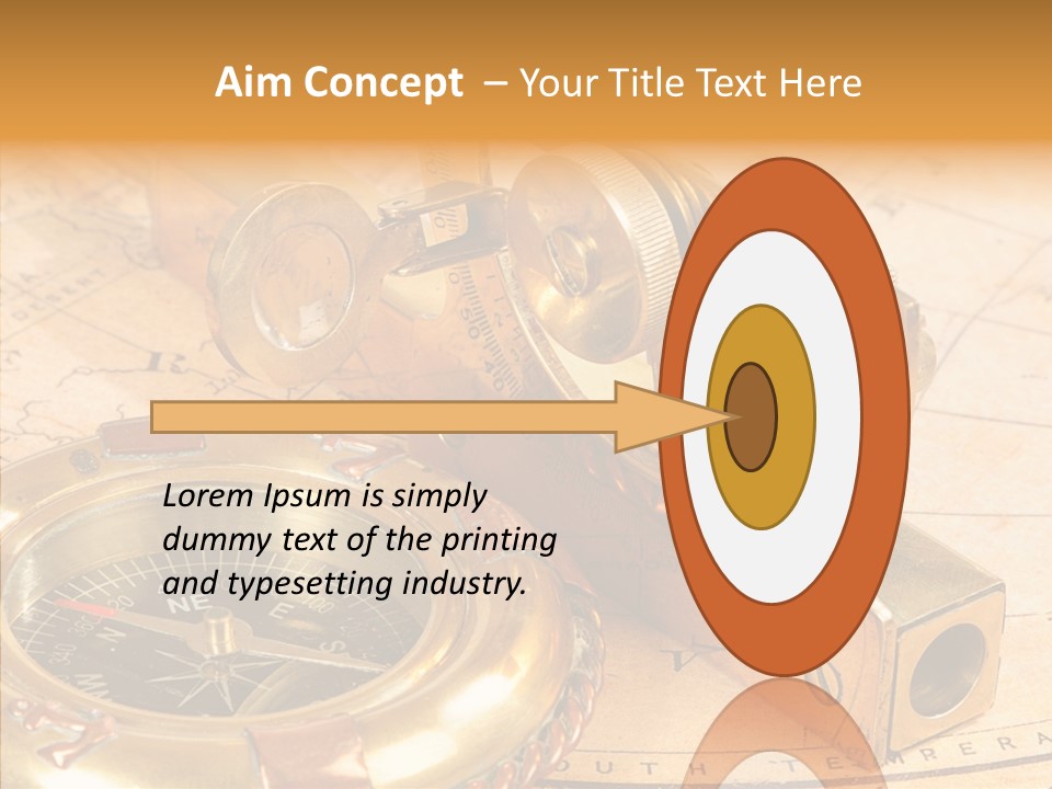Old Navigation Devices PowerPoint Template