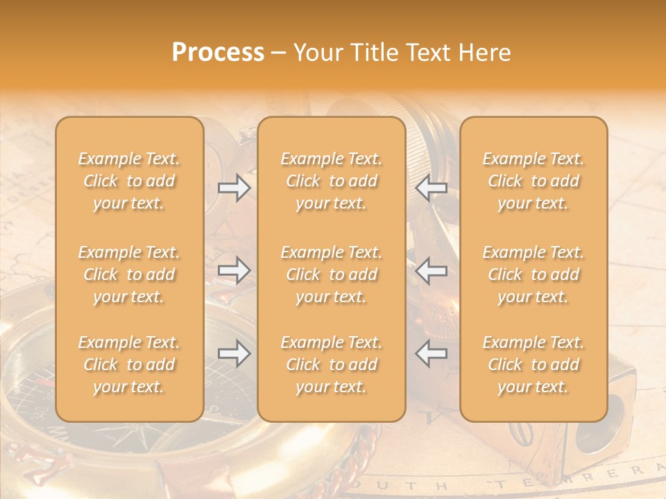 Old Navigation Devices PowerPoint Template