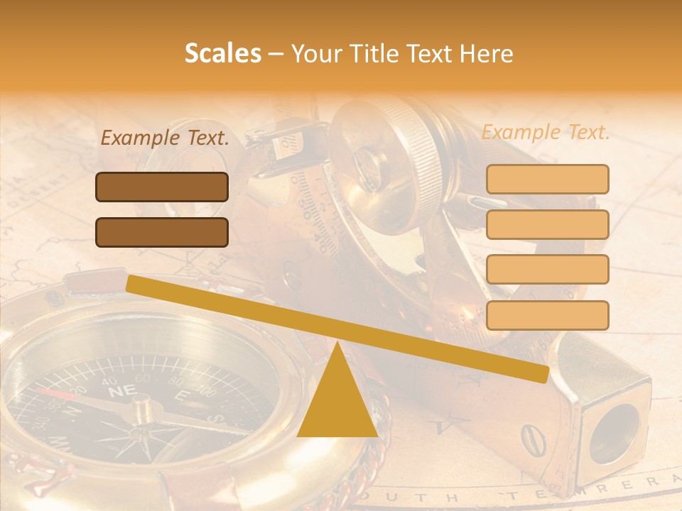 Old Navigation Devices PowerPoint Template