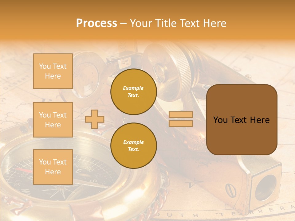 Old Navigation Devices PowerPoint Template