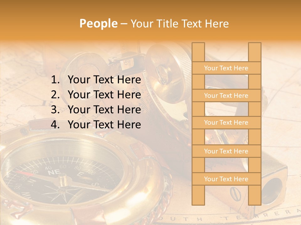 Old Navigation Devices PowerPoint Template