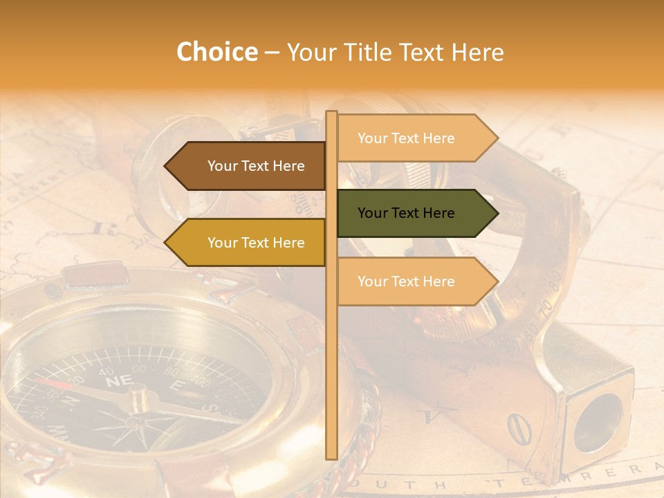 Old Navigation Devices PowerPoint Template