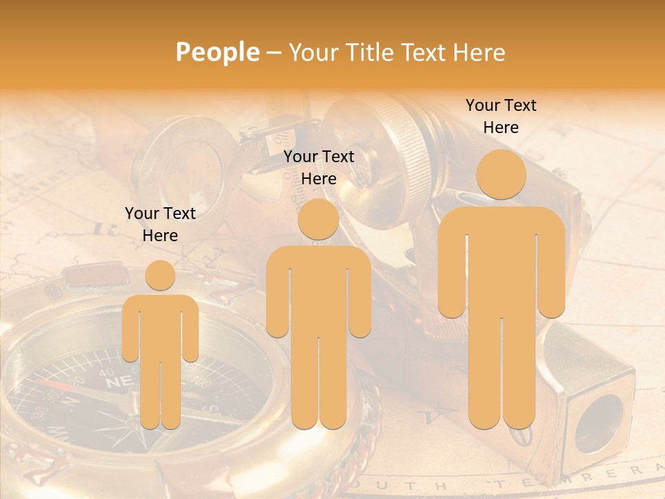 Old Navigation Devices PowerPoint Template