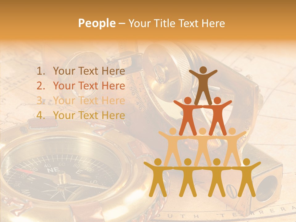 Old Navigation Devices PowerPoint Template
