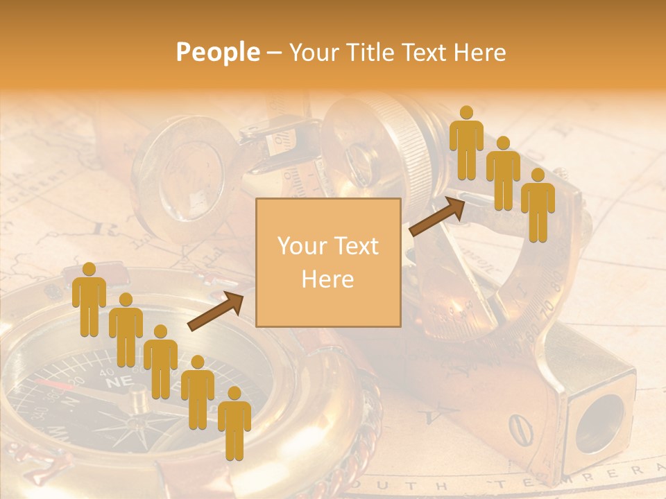 Old Navigation Devices PowerPoint Template