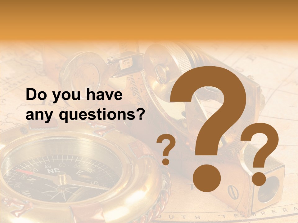 Old Navigation Devices PowerPoint Template