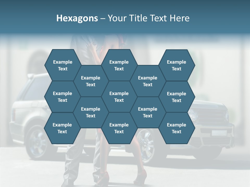 Couple And Car PowerPoint Template