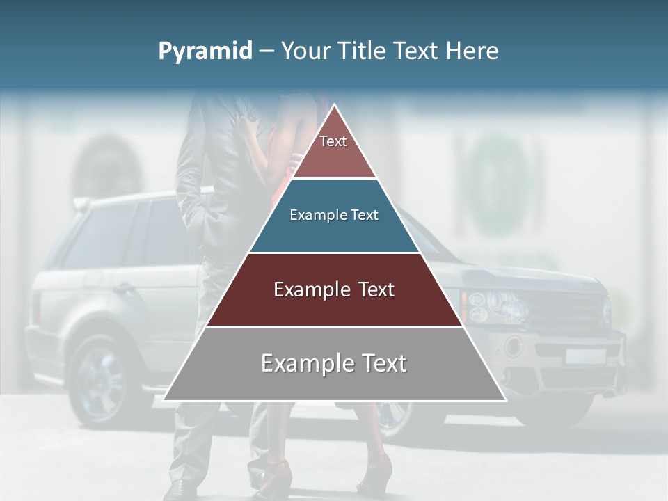 Couple And Car PowerPoint Template