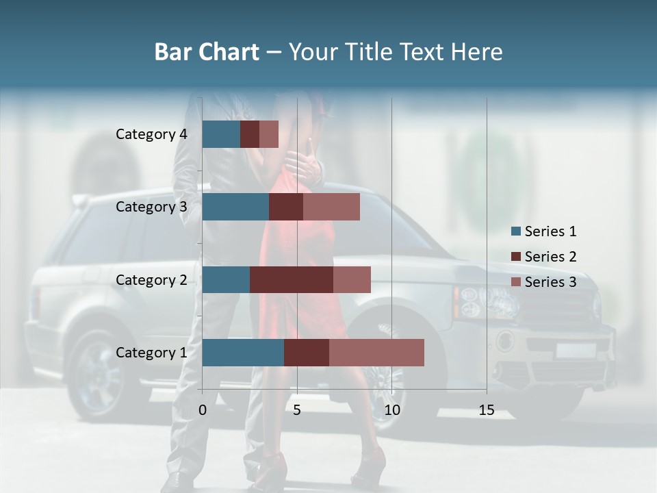 Couple And Car PowerPoint Template
