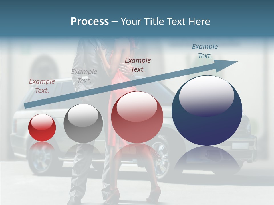 Couple And Car PowerPoint Template