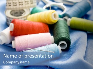 Hand Sewing PowerPoint Template