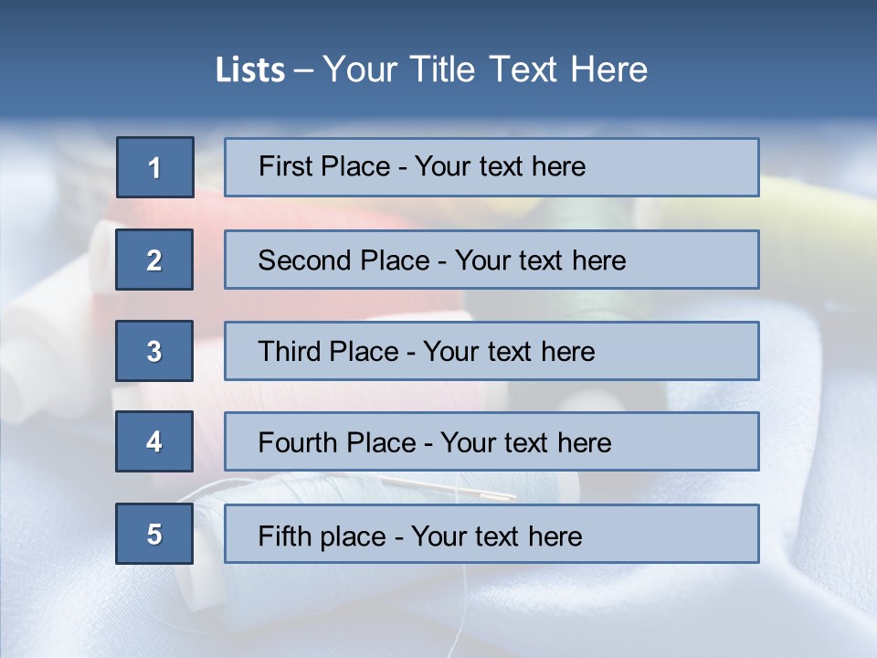 Hand Sewing PowerPoint Template