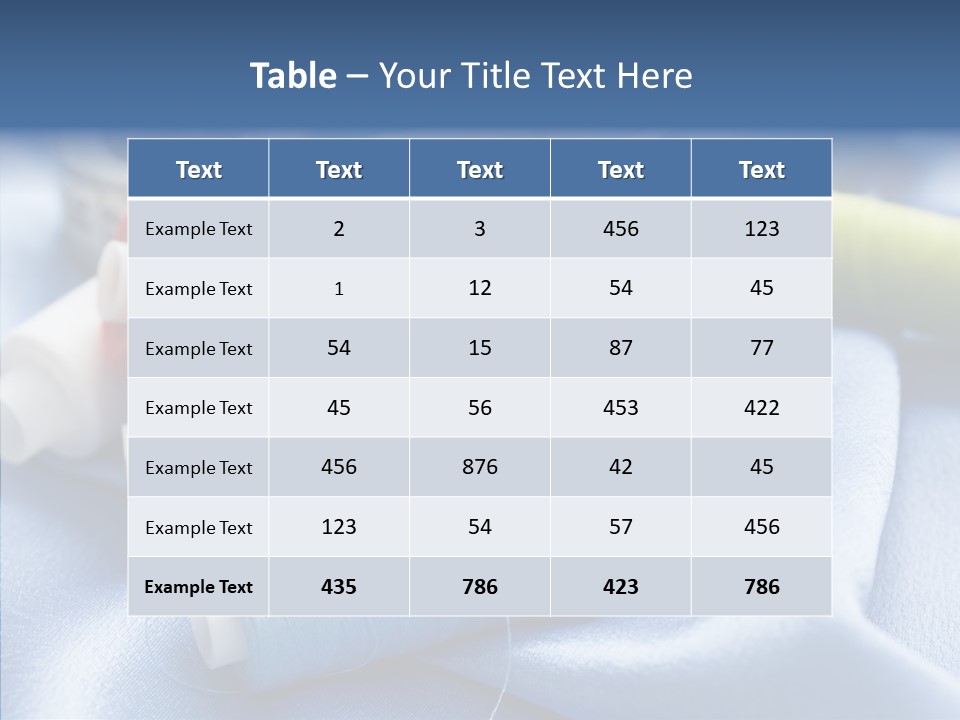 Hand Sewing PowerPoint Template