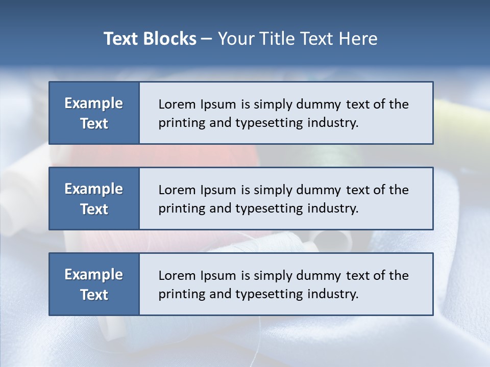 Hand Sewing PowerPoint Template
