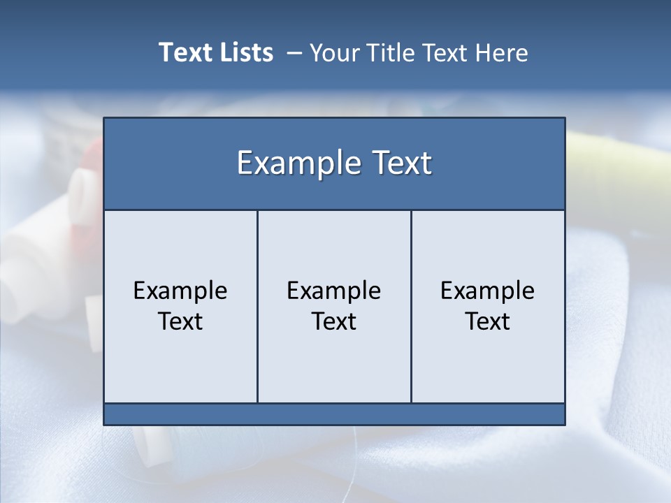 Hand Sewing PowerPoint Template