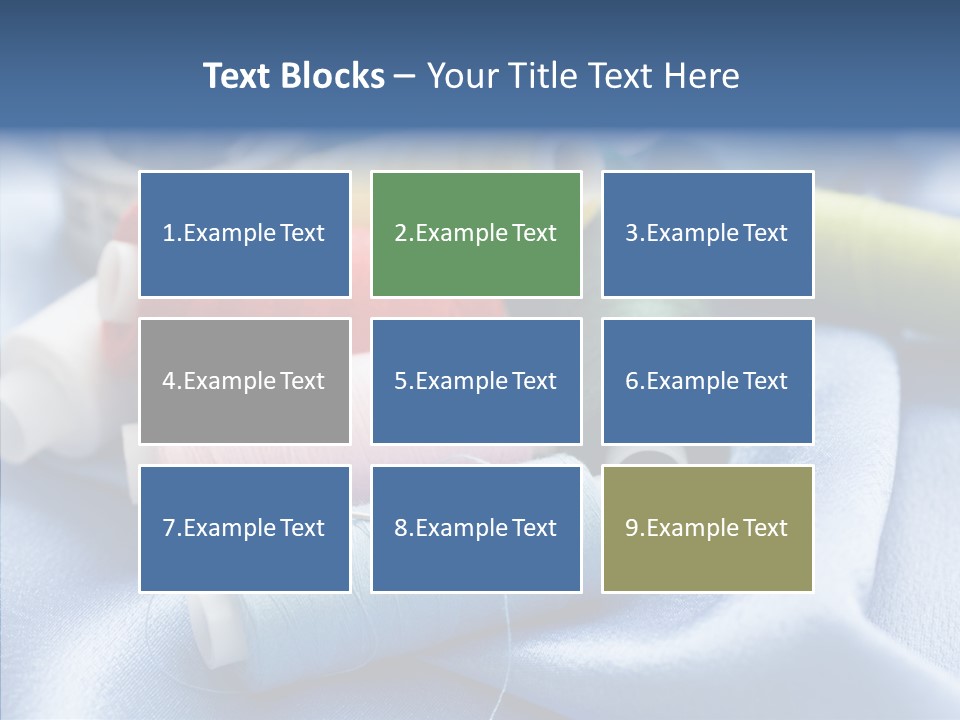 Hand Sewing PowerPoint Template