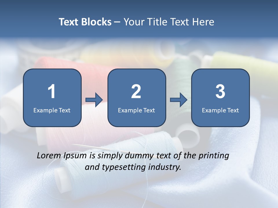 Hand Sewing PowerPoint Template