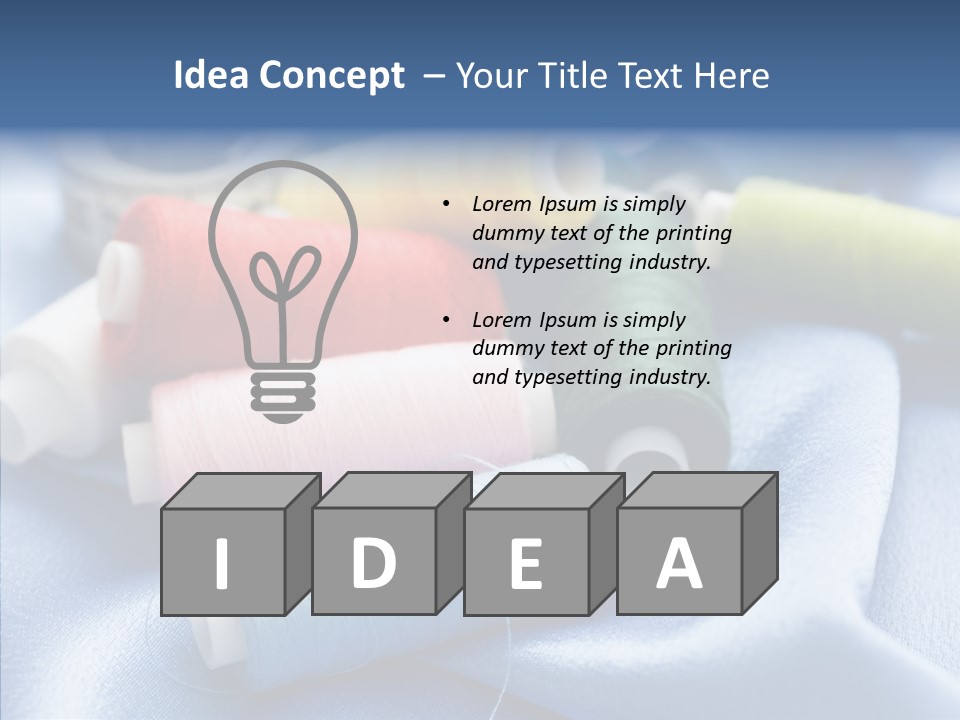 Hand Sewing PowerPoint Template