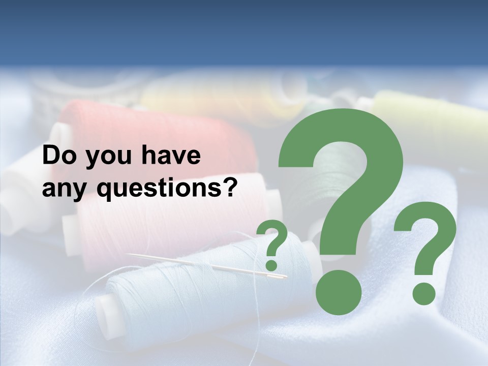 Hand Sewing PowerPoint Template