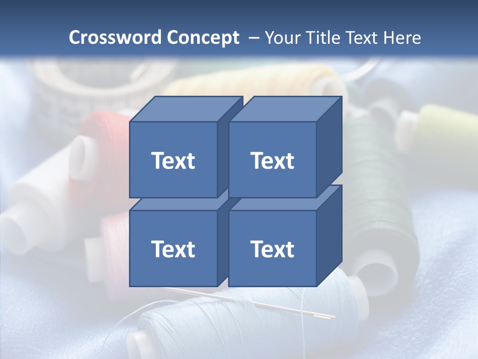 White Fashion Craft PowerPoint Template