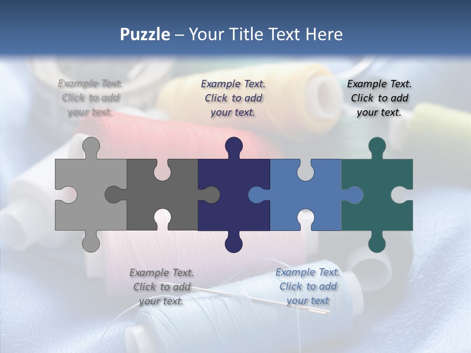 White Fashion Craft PowerPoint Template