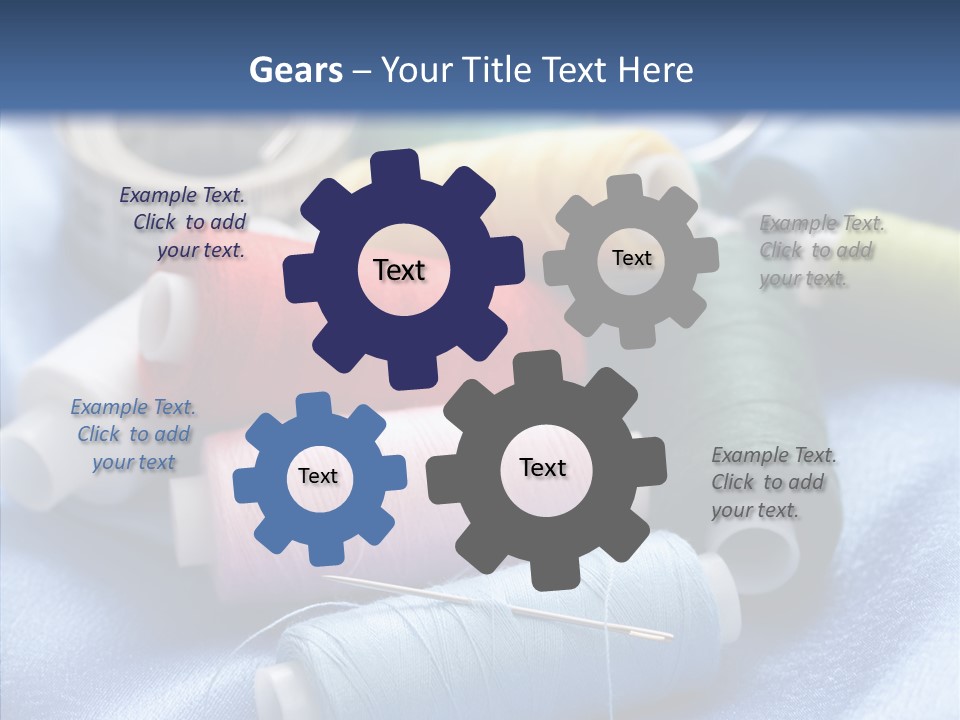 White Fashion Craft PowerPoint Template