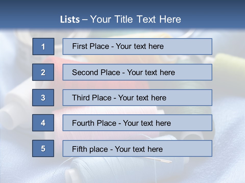 White Fashion Craft PowerPoint Template
