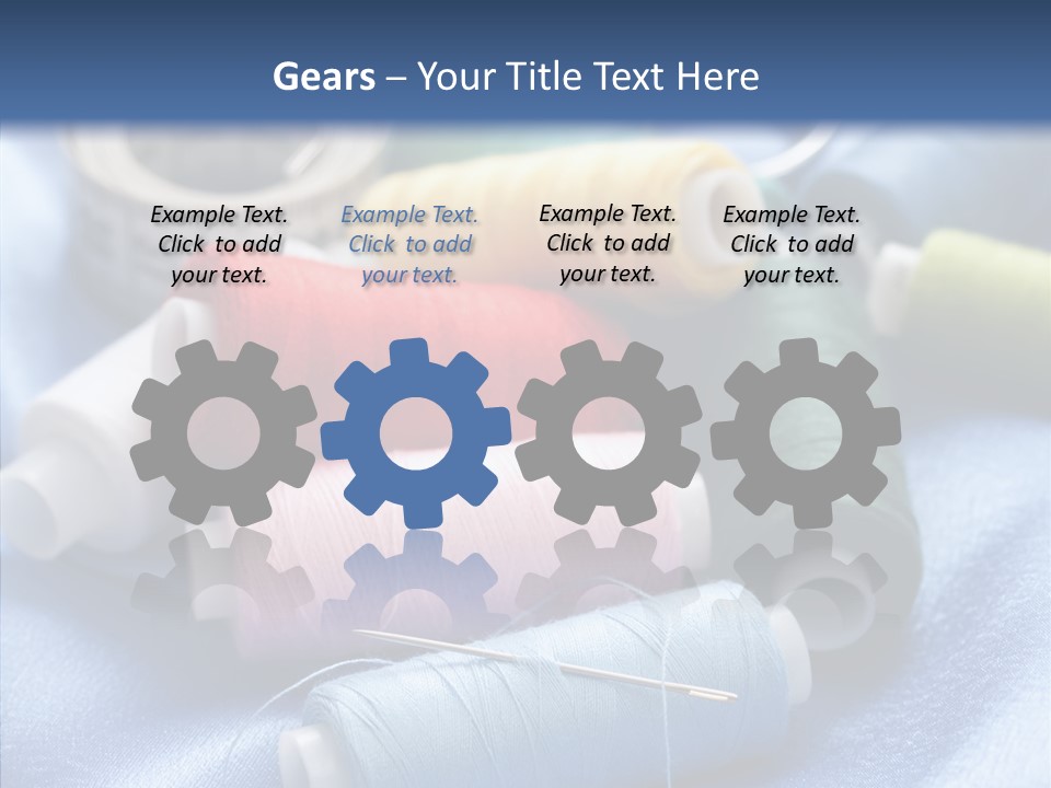 White Fashion Craft PowerPoint Template