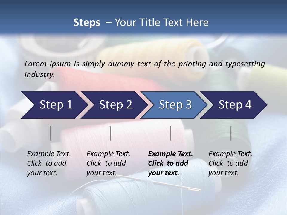 White Fashion Craft PowerPoint Template