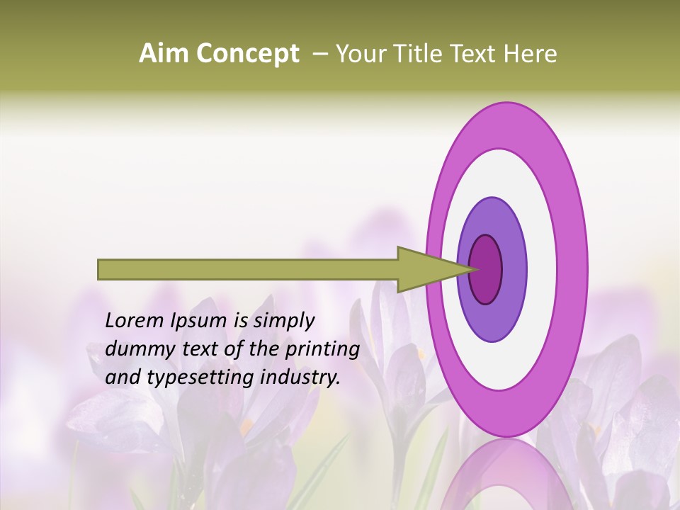 Beautiful Spring Flowers PowerPoint Template