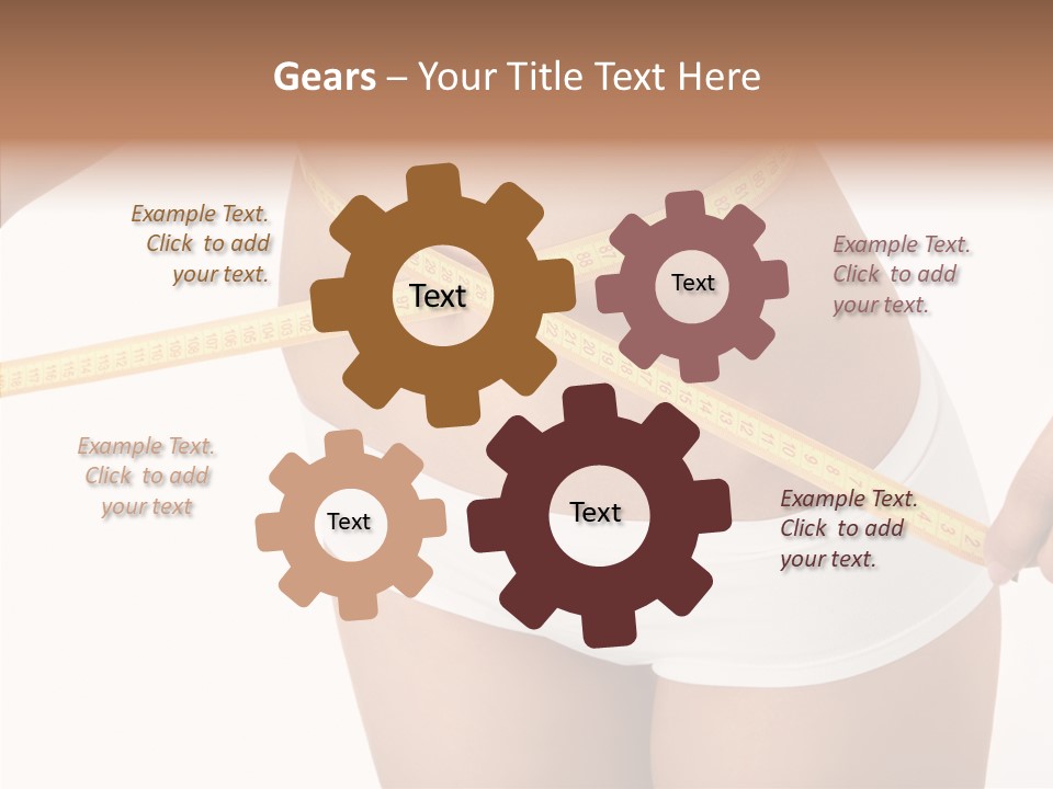 Figure Belly Woman PowerPoint Template