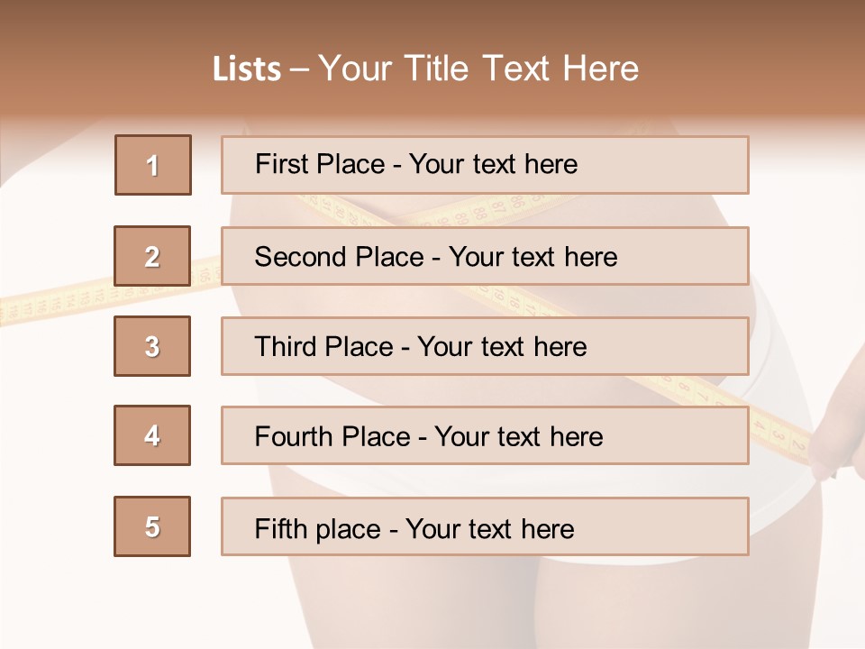 Figure Belly Woman PowerPoint Template