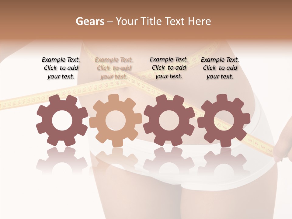 Figure Belly Woman PowerPoint Template