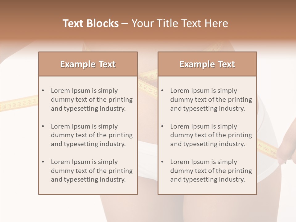 Figure Belly Woman PowerPoint Template