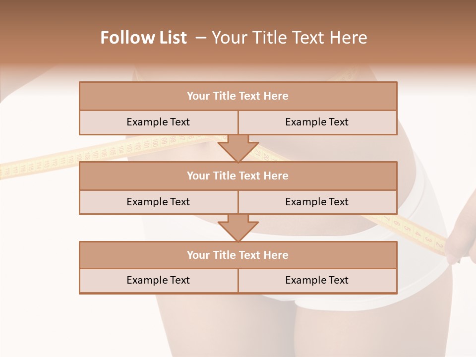 Figure Belly Woman PowerPoint Template