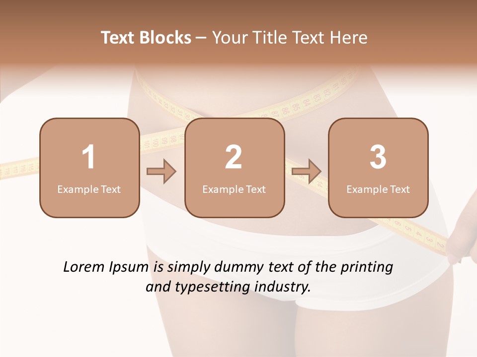 Figure Belly Woman PowerPoint Template