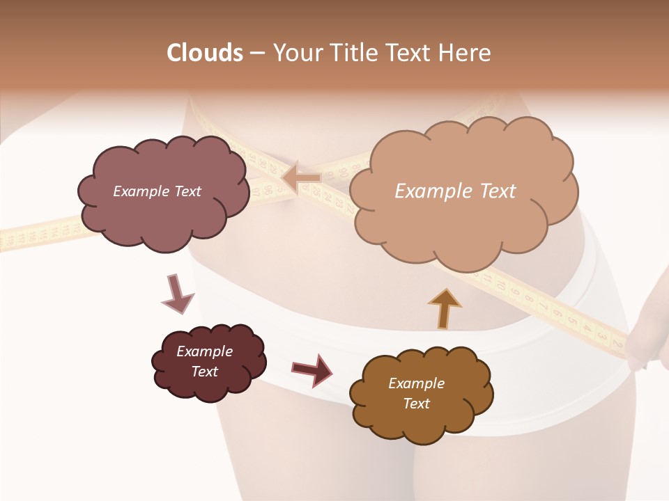 Figure Belly Woman PowerPoint Template