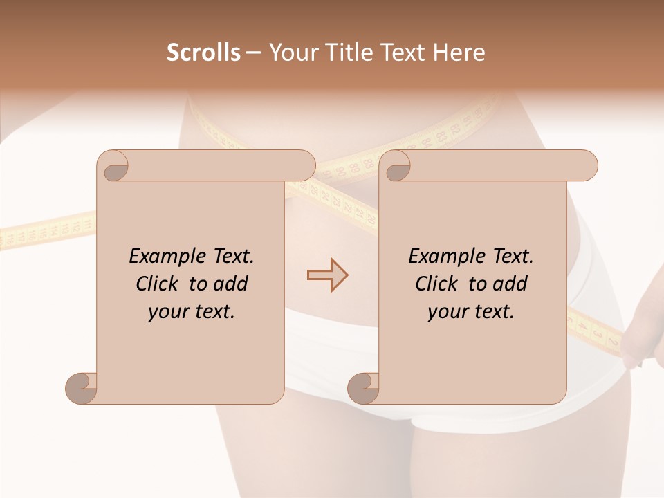 Figure Belly Woman PowerPoint Template